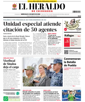 Cover of El Heraldo de Chihuahua
