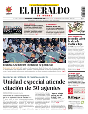 Cover of El Heraldo de Juarez