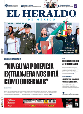 Cover of El Heraldo de Mexico