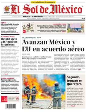 Cover of El Sol de Mexico