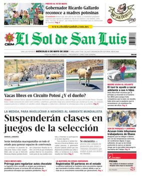 Cover of El Sol de San Luis Potosi