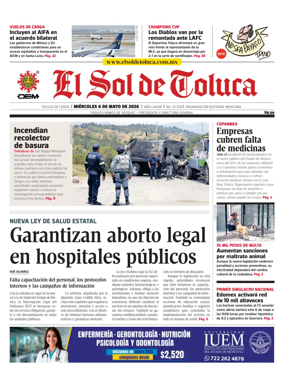 Cover of El Sol de Toluca