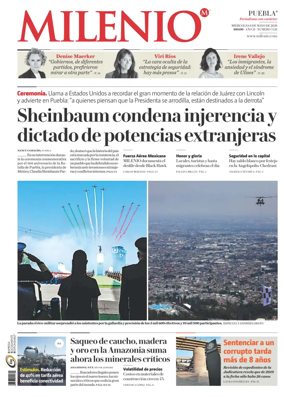 Cover of Milenio Puebla