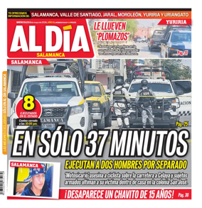 Cover of Periodico Al Dia (Salamanca)