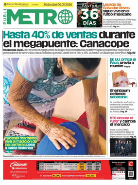 Cover of Publimetro Merida