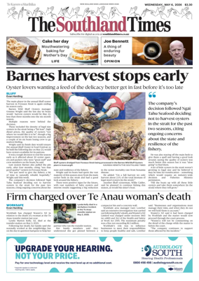 Cover of The Southland Times