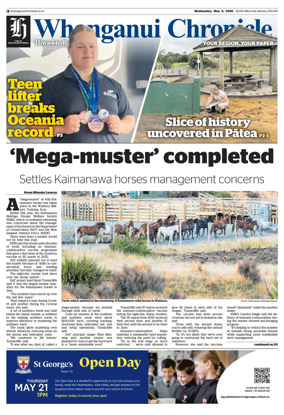 Cover of Whanganui Chronicle