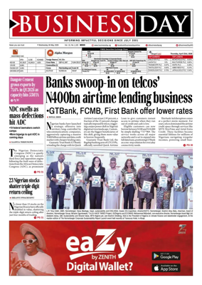 Cover of Business Day (Nigeria)