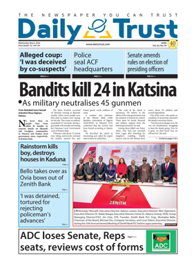 Cover of Daily Trust