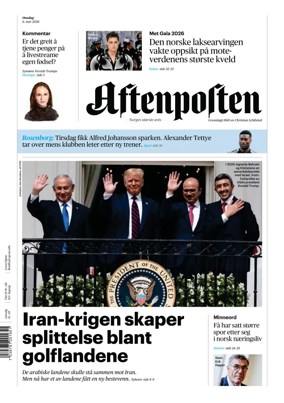 Cover of Aftenposten