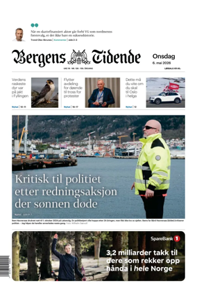 Cover of Bergens Tidende