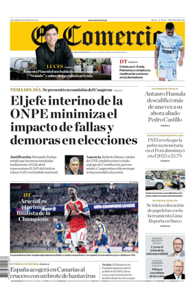 Cover of Diario El Comercio