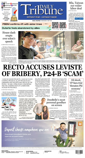 Cover of Daily Tribune (Philippines)