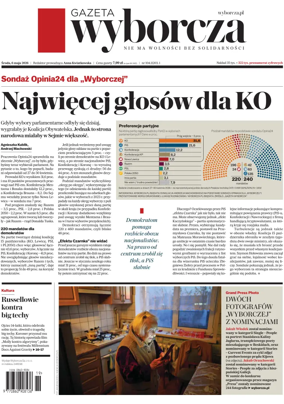 Cover of Gazeta Wyborcza