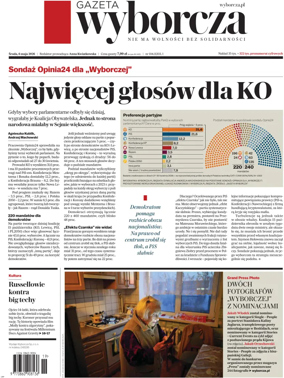 Cover of Gazeta Wyborcza Stoleczna