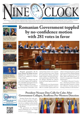 Cover of Nine o clock (Romania) Daily