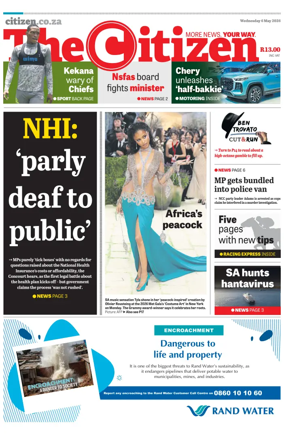 Cover of The Citizen (KZN)