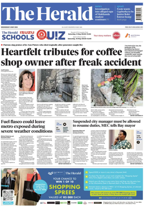 Cover of The Herald (South Africa)