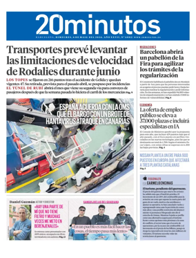Cover of 20 Minutos Barcelona
