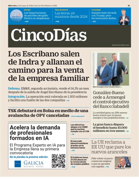 Cover of Cinco Dias