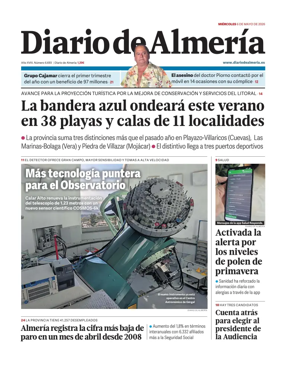 Cover of Diario de Almeria