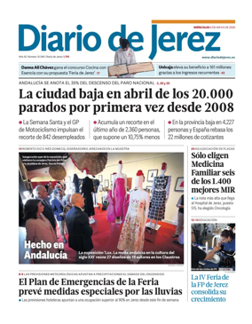 Cover of Diario de Jerez