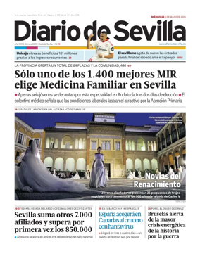 Cover of Diario de Sevilla