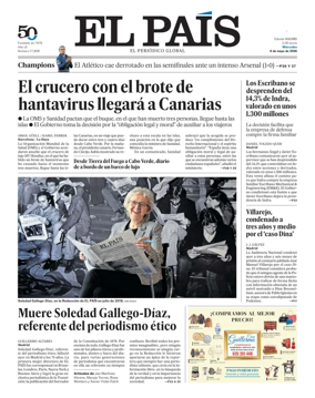 Cover of El Pais Madrid