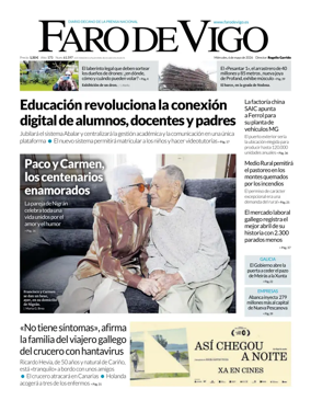 Cover of Faro de Vigo