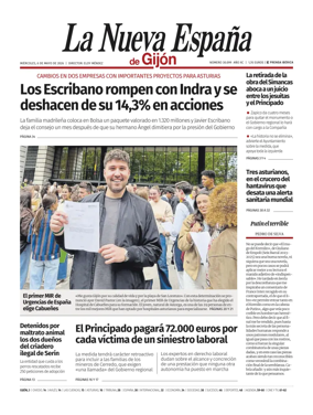 Cover of La Nueva Espana (Gijon)