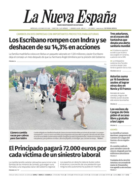 Cover of La Nueva Espana (Occidente)