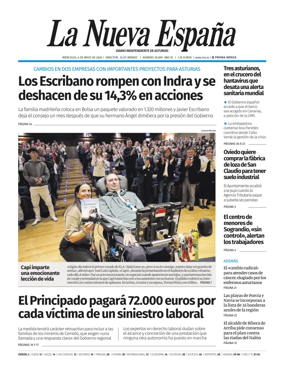 Cover of La Nueva Espana (Oviedo)
