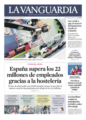 Cover of La Vanguardia
