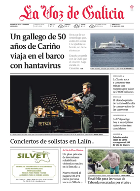 Cover of La Voz de Galicia (Deza)