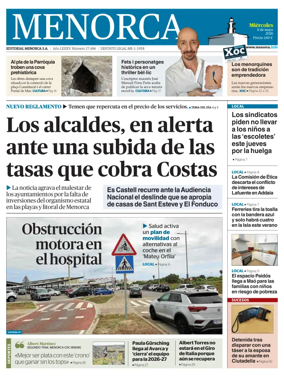 Cover of Menorca Diario Insular