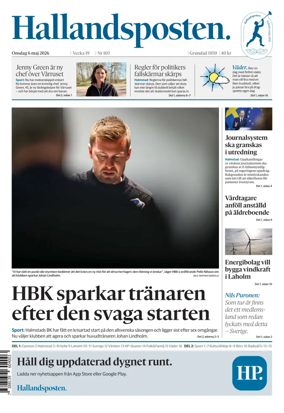 Cover of Hallandsposten