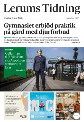 Cover of Lerums Tidning