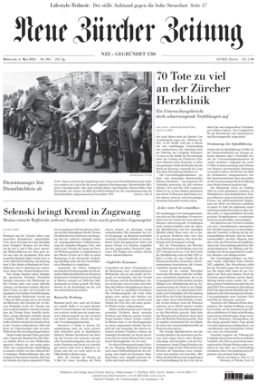 Cover of Neue Zurcher Zeitung