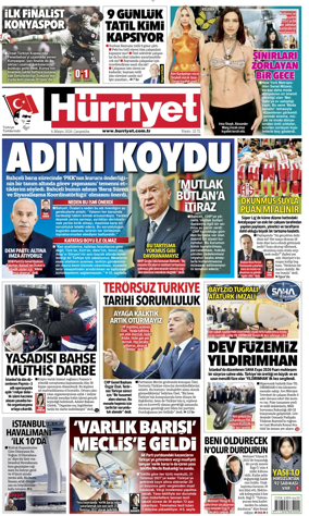 Cover of Hurriyet