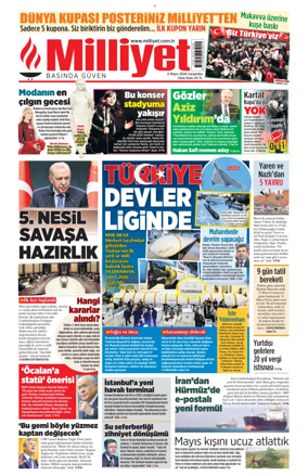 Cover of Milliyet