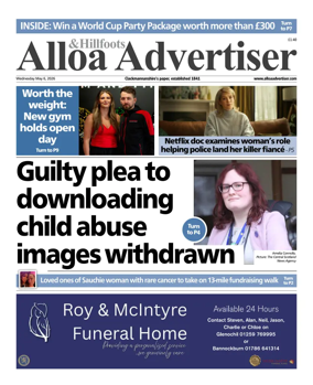 Cover of Alloa Advertiser