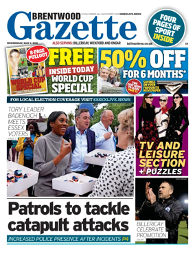 Cover of Brentwood Gazette