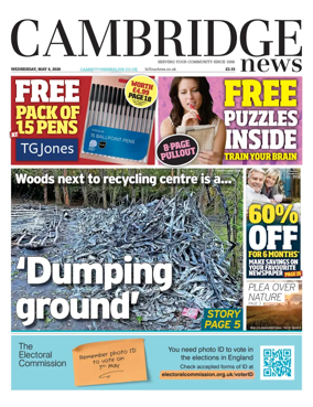 Cover of Cambridge News