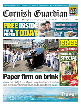 Cover of Cornish Guardian (Newquay & the North Coast)