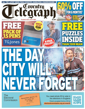 Cover of Coventry Telegraph