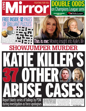 Cover of Daily Mirror (Northern Ireland)