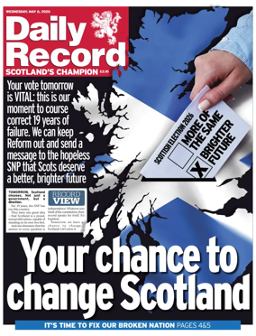 Cover of Daily Record