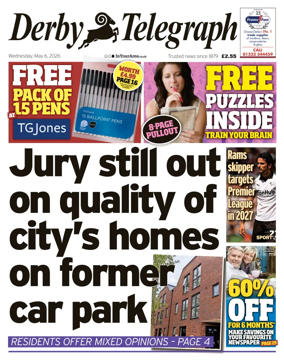 Cover of Derby Telegraph