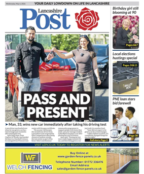 Cover of Lancashire Evening Post