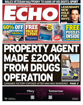 Cover of South Wales Echo